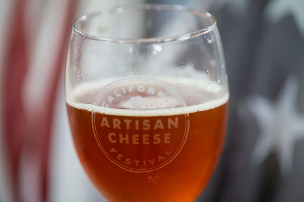 California Artisan Cheese Festival glass of beer
